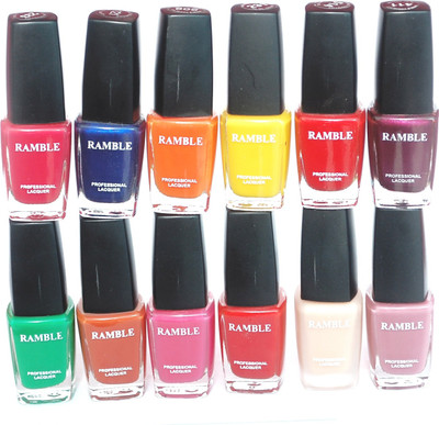

Ramble Nail Polish Set 06 Multicolor(Pack of 12)