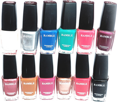 

Ramble Nail Polish Set 05 Multicolor(Pack of 12)