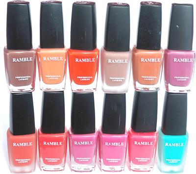 

Ramble Nail Polish Set 04 Multicolor(Pack of 12)