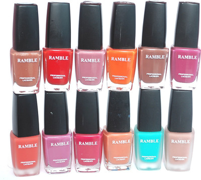 

Ramble Nail Polish Set 01 Multicolor(Pack of 12)