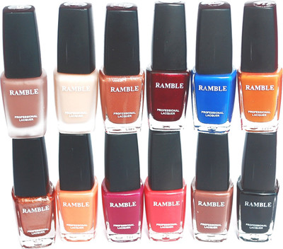 

Ramble Nail Polish Set 13 Multicolor(Pack of 12)