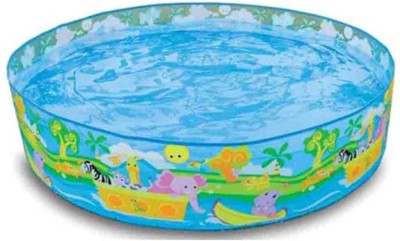 

indmart 4 Feet Kids Water Pool Bath Tub Swimming Pool (Multicolor) required no air(Multicolor)