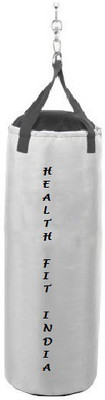 

HEALTH FIT INDIA 2.0 Feet Long, SRF - STANDARD Material, White Color, Unfilled with Hanging Chain Hanging Bag(2.0, 24 kg)