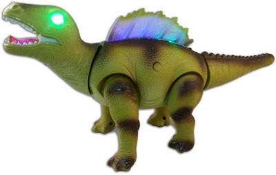 

IndusBay Infrared Remote Control Dinosaur Dimetrodon with Walking, Sound Action, Head Swing movement - Red(Green)