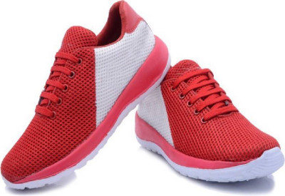 

DIMARA Walking Shoes For Men(Red, White