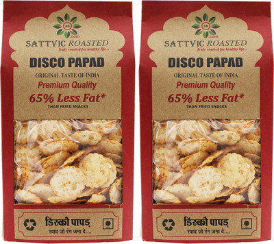 

Sattvic Roasted Disco Papad(200 g, Pack of 2)
