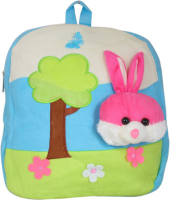 

Tickles Rabbit Face Soft School bag Nursery Junior Kids - 33 cm(Blue)
