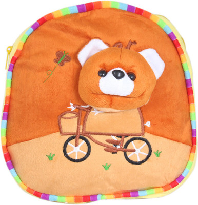 

Tickles Smart Teddy School Bag Nursery Junior Kids - 30 cm(Brown)
