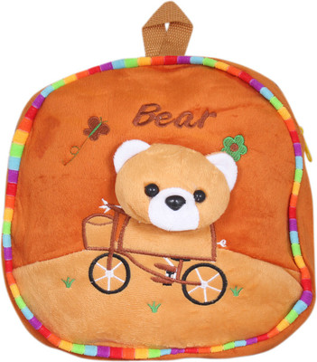 

Tickles Cute Teddy School Bag Nursery Junior Kids - 30 cm(Brown)