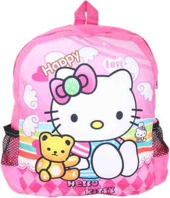 

Tickles Kitty Soft Shoulder School Bag Nursery Junior Kids - 32 cm(Pink)
