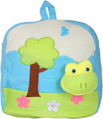 

Tickles Frog Pace Soft School Bag Nursery Junior Kids - 33 cm(Blue)