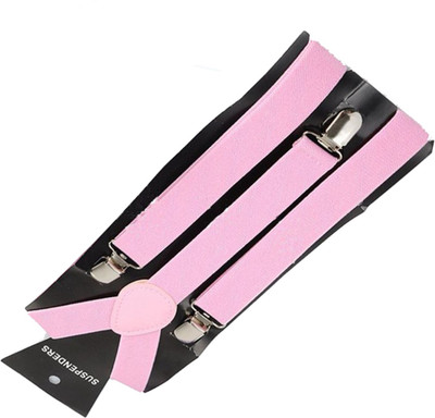 

Sun Shopping Y- Back Suspenders for Men(Pink)