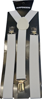

Sun Shopping Y- Back Suspenders for Men(White)