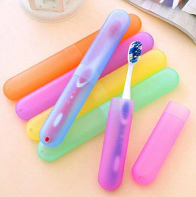 

smile4u Toothbrush Cover ( Set of 5 ) Plastic Toothbrush Holder(Multicolor)