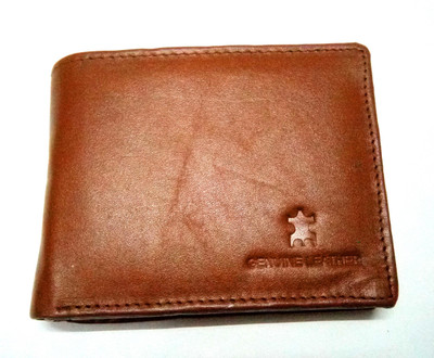 

Generic Men Brown Genuine Leather Wallet(7 Card Slots)