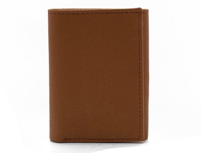 

Nietz Men Tan Genuine Leather Wallet(4 Card Slots)