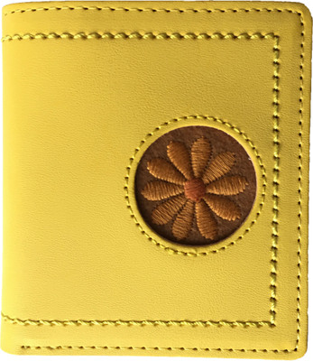 

Regiis Women Casual Yellow Artificial Leather Wallet(5 Card Slots)