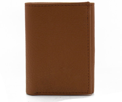 

Nietz Men Tan Genuine Leather Wallet(4 Card Slots)