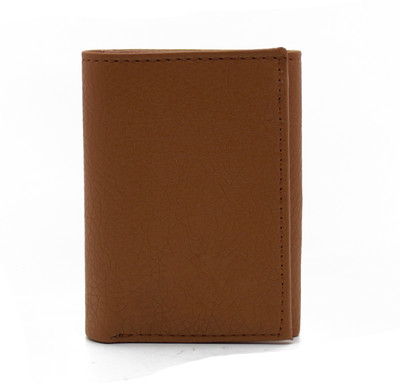 

Nietz Men Tan Genuine Leather Wallet(4 Card Slots)