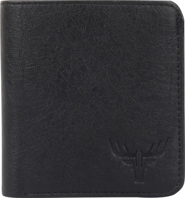 

Accezory Boys Black Artificial Leather Wallet(10 Card Slots)