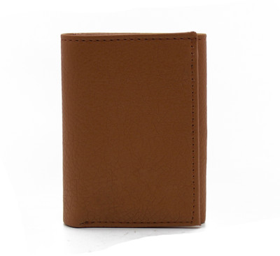 

Nietz Men Tan Genuine Leather Wallet(4 Card Slots)