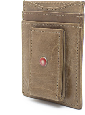 

Delma Men Tan Genuine Leather Card Holder(4 Card Slots)