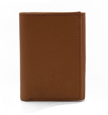 

Nietz Men Tan Genuine Leather Wallet(4 Card Slots)