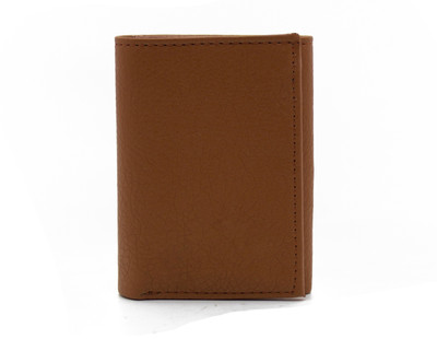 

Nietz Men Tan Genuine Leather Wallet(4 Card Slots)