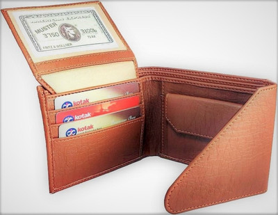 

FRIENDS & COMPANY Men Tan Artificial Leather Wallet(5 Card Slots)