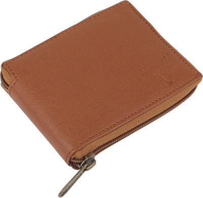 

Accezory Boys Tan Artificial Leather Wallet(3 Card Slots)