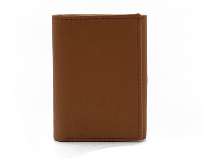

Nietz Men Tan Genuine Leather Wallet(4 Card Slots)