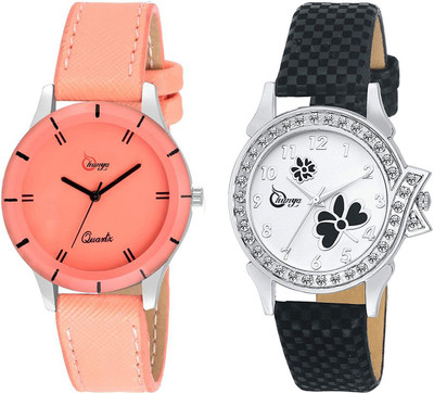 

shunya SF605322 Multi Color Strap Analog Watch For Woman And Girls Pack-2 Watch - For Women