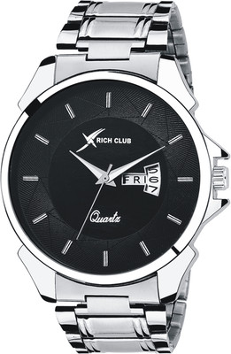 

Rich Club RC-0029 Day And Date Stainless Steel Belt Watch - For Men