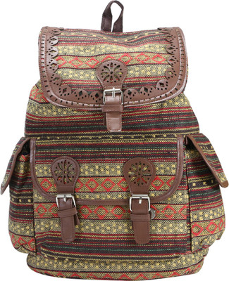 

Desence Stylish Casual College Backpack For Girl's 5 L Backpack(Multicolor), Gold