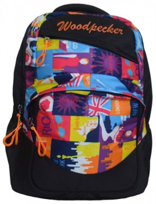 

Wood Pecker WP School Bag 4.18 Black YL 28 L Backpack(Black)