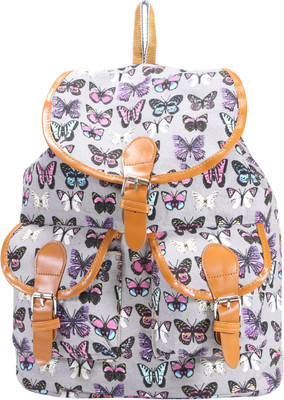 

Desence Stylish Casual College Backpack For Girl's 5 L Backpack(Grey)