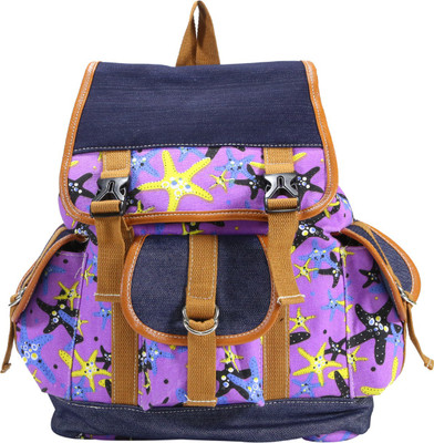 

Desence Stylish Casual College Backpack For Girl's 5 L Backpack(Purple), Blue