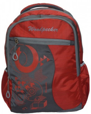 

Wood Pecker WP School Bag 7.18 Red 28 L Backpack(Red)