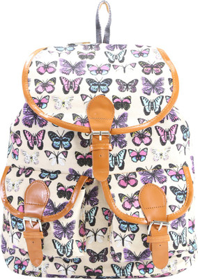 

Desence Stylish Casual College Backpack For Girl's 5 L Backpack(White)