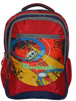 

Wood Pecker WP School Bag 8.18 Red 28 L Backpack(Red)