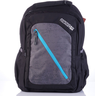 

American Tourister Casper -08 Backpack (Black) 18.4 L Backpack(Black, Grey)