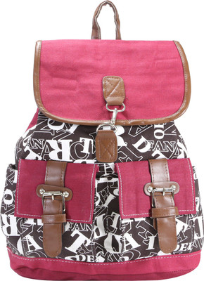 

Desence Stylish Casual College Backpack For Girl's 5 L Backpack(Pink)