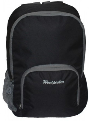

Wood Pecker WP School Bag 9.17 Black 28 L Backpack(Black)