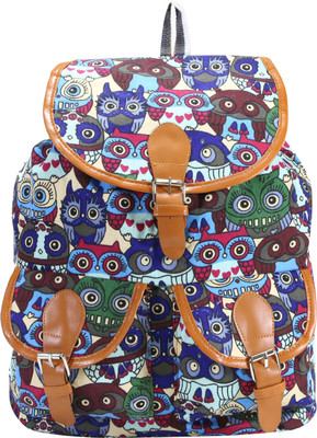 Desence Stylish Casual College Backpack For Girl's 5 L Backpack(Blue)