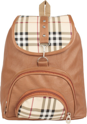 

Savitri Arts Brown Pu Casual Backpack For Women Backpack(Brown, 27 L)