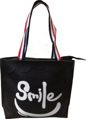 

Entire Women's Shoulder Bag Smile Lady Black Colour Best Quality PU Leather Bag Waterproof Shoulder Bag(Black, 20 L)
