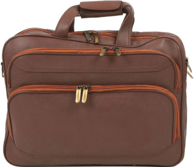

Leather Mark 19 inch Laptop Messenger Bag(Brown)