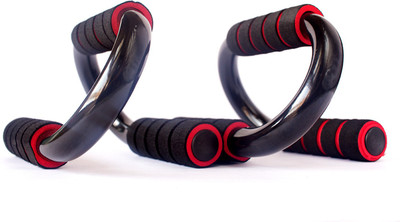 

Skyfitness Steel Push-UP Bars/Stands with Foam Handles for Men & Women Pectorals Muscle Building, S Shape Fitness Push-up Bars Push up Stand Bar for Home and Gym Fitness -Red Push-up Bar(Multicolor)