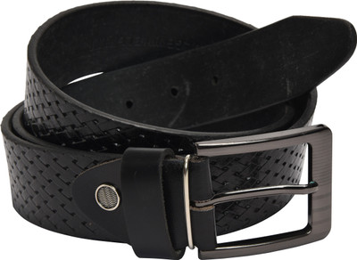 

FT Men Evening Black Genuine Leather Reversible Belt