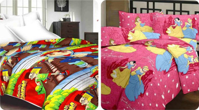 

V Brown Cartoon  Comforter(Poly Cotton, Multicolor